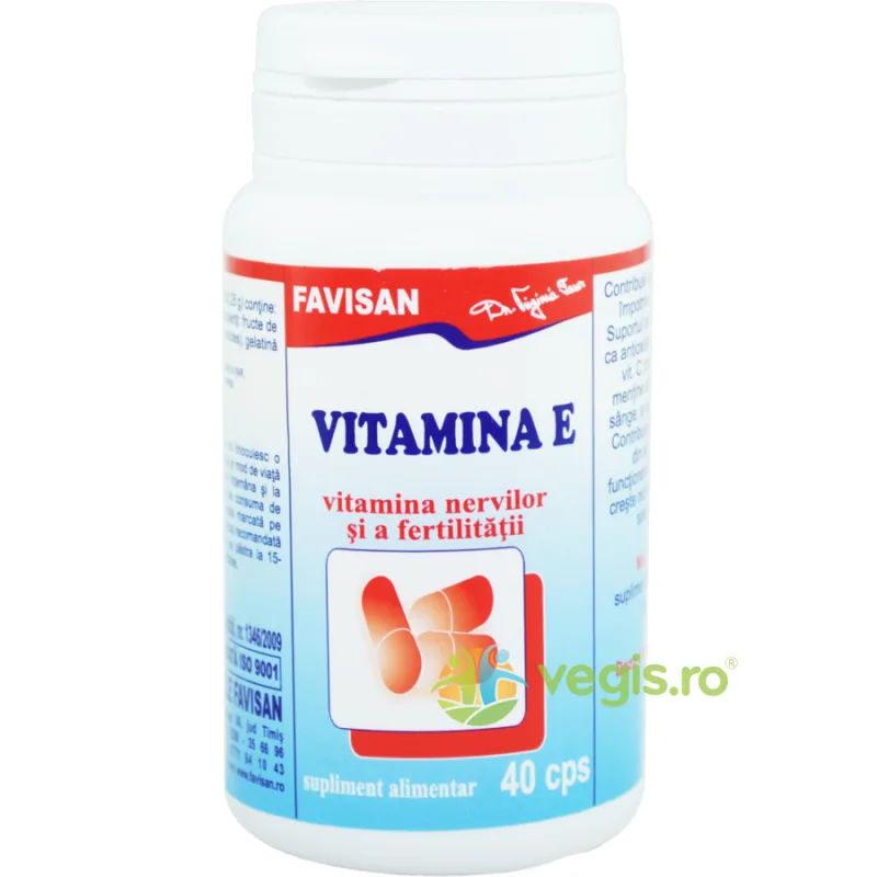 Vitamina E 40cps Favisan — preț și oferte
