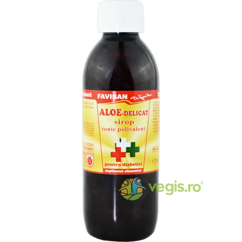 Sirop Tonic Polivalent cu Aloe pentru Diabetici 250ml Favisan — preț și oferte