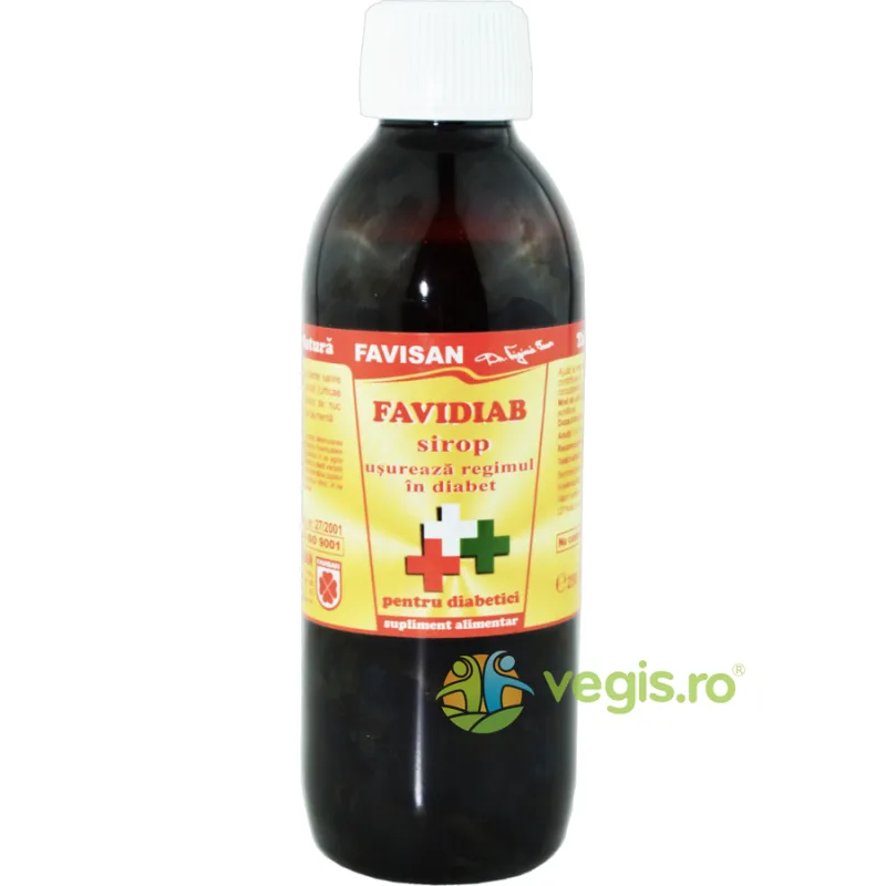 Sirop Favidiab pentru Diabetici 250ml Favisan — preț și oferte