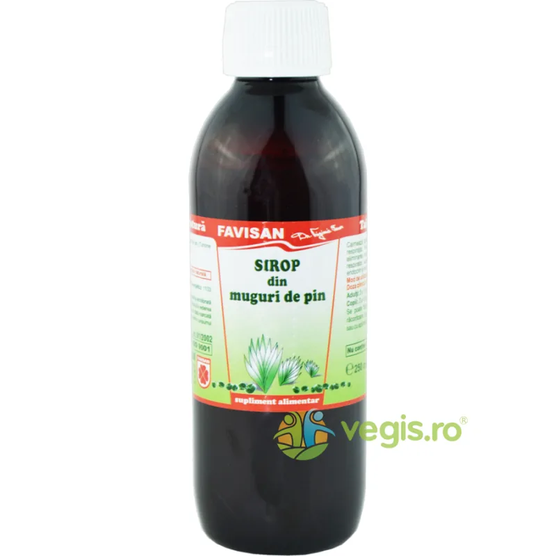 Sirop de Muguri de Pin 250ml Favisan — preț și oferte