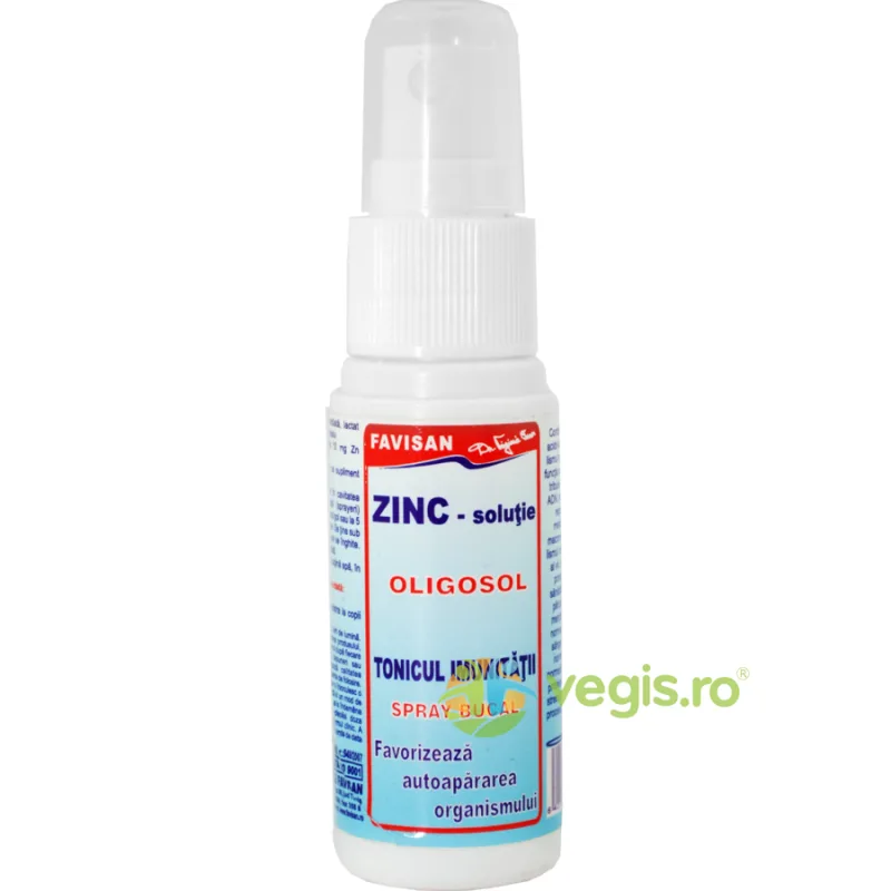 Zinc Solutie Spray Bucal 30ml Favisan — preț și oferte