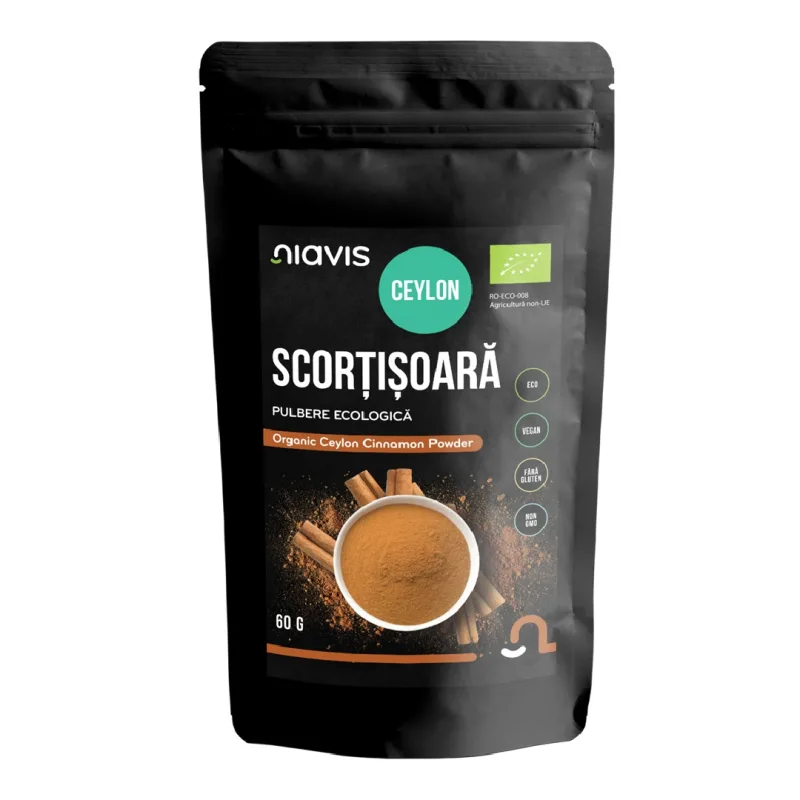 Scortisoara Ceylon Pulbere Ecologica BIO, 60g, Niavis — preț și oferte