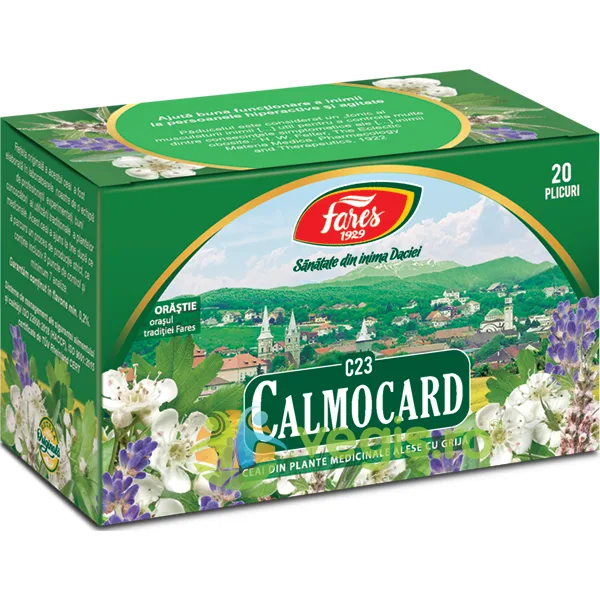 Ceai Calmocard (Calmant Cardiac) 20Dz FARES — preț și oferte
