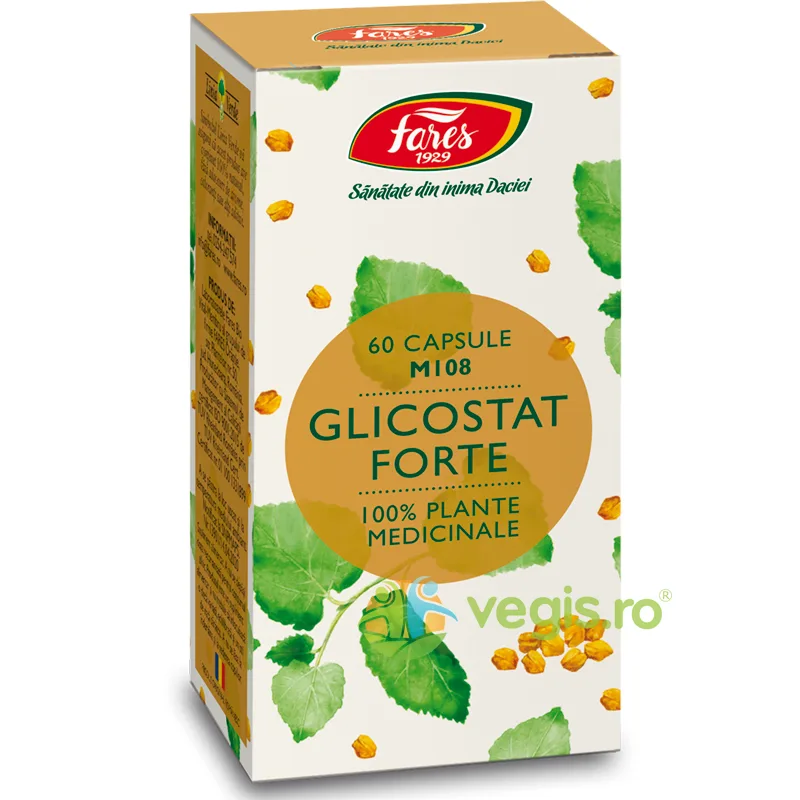 Glicostat Forte (M108) 60cps FARES — preț și oferte