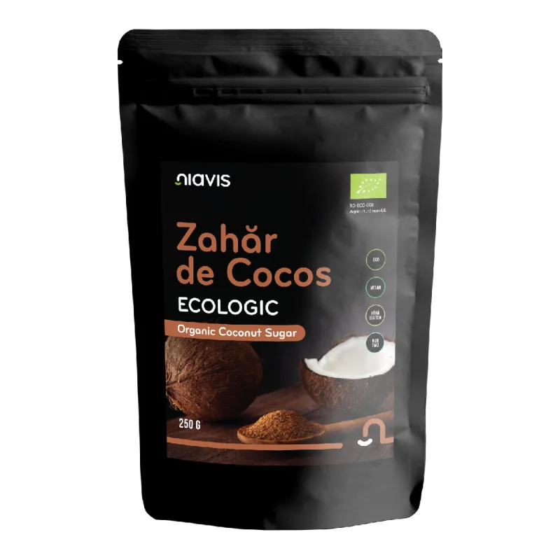 Zahar bio de cococs, 250 g, Niavis — preț și oferte