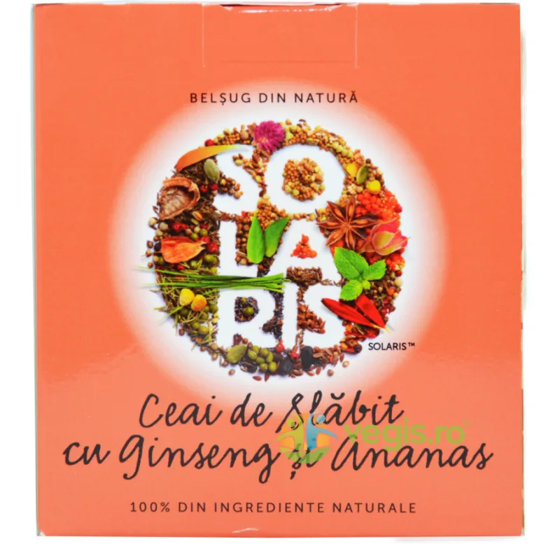 Ceai De Slabit cu Ginseng si Ananas 20dz SOLARIS — preț și oferte