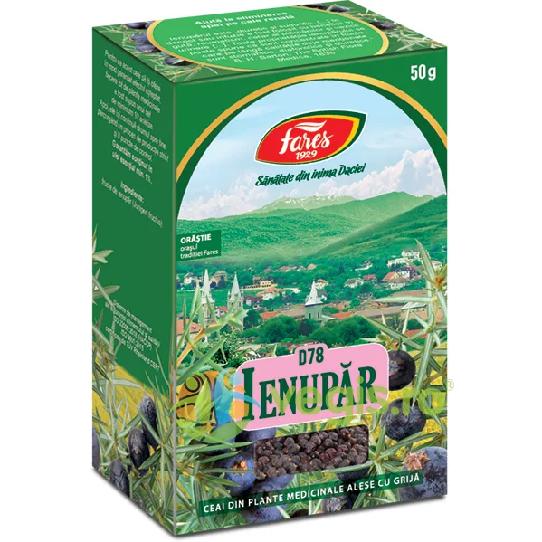 Ceai Ienupar (D78) 50g FARES — preț și oferte