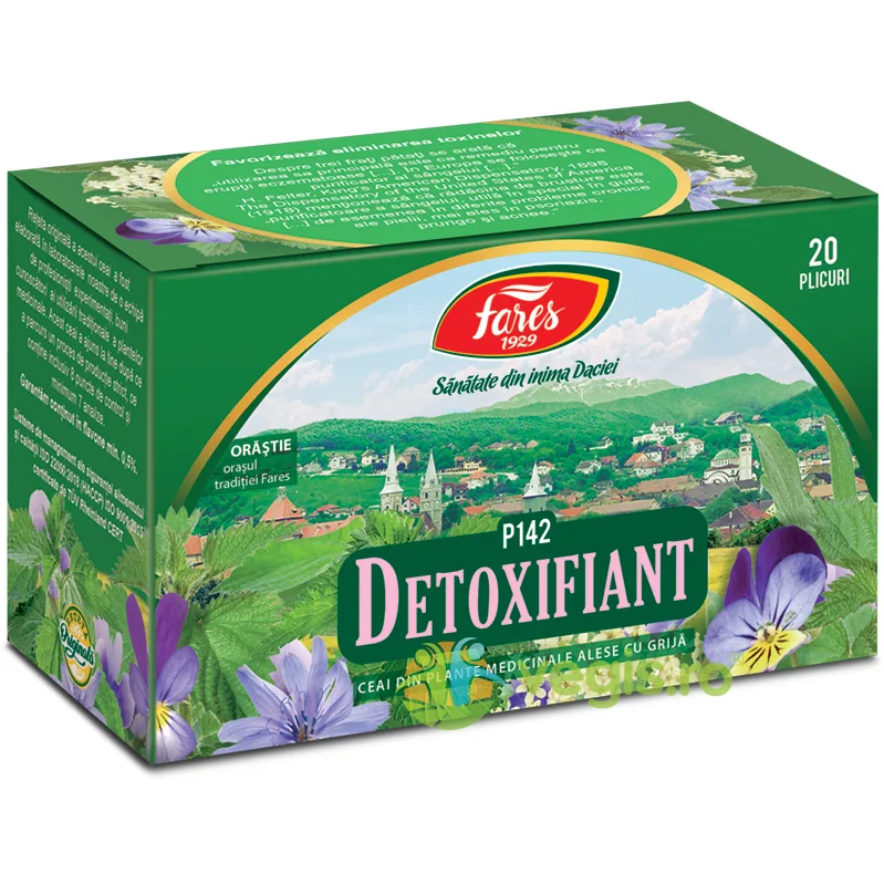 Ceai Detoxifiant (P142) 20dz FARES — preț și oferte