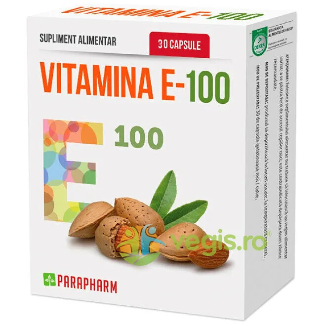 Vitamina E-100 30cps Quantum Parapharm — preț și oferte
