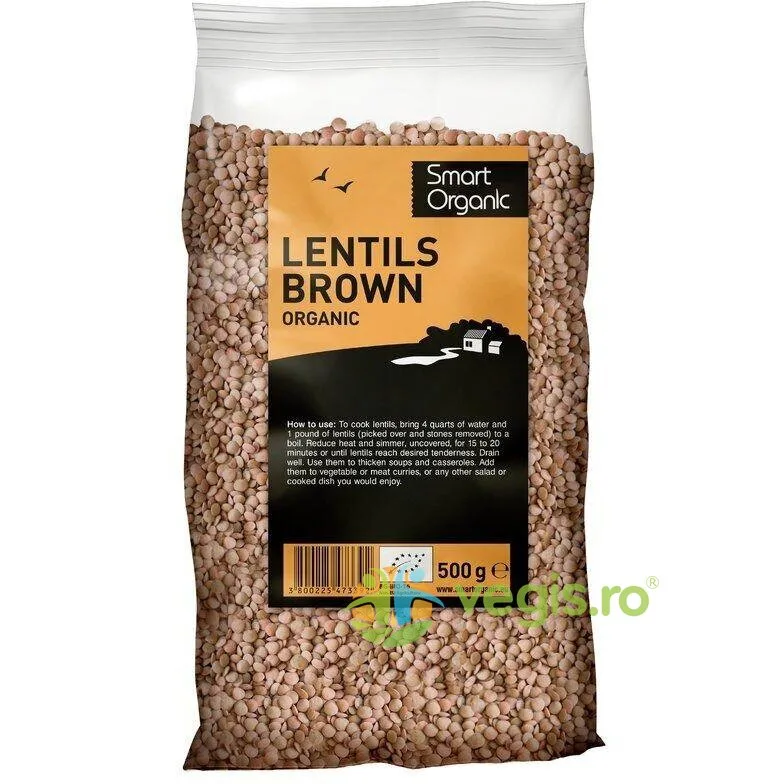 Linte Maro Ecologica/Bio 500g SMART ORGANIC — preț și oferte