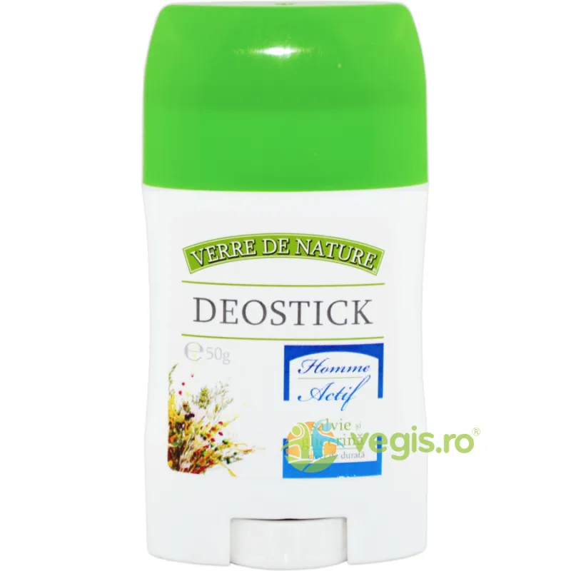 Deostick Homme Actif Verre De Nature 50gr Manicos — preț și oferte