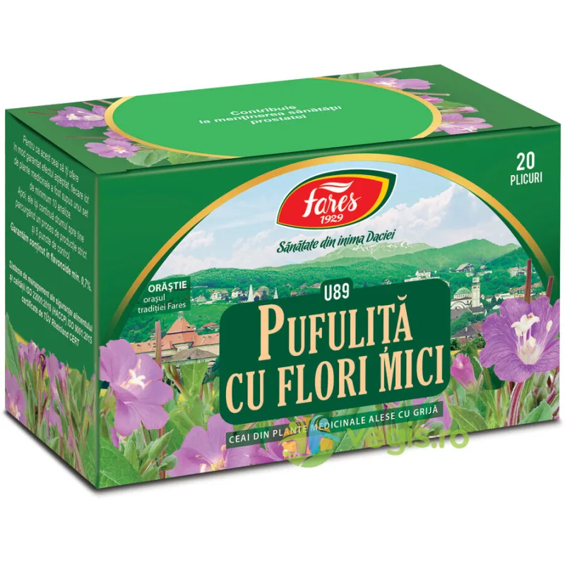 Ceai Pufulita cu Flori Mici (U89) 20dz FARES — preț și oferte