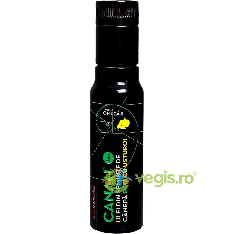 Ulei de Canepa Cu Usturoi Ecologic/Bio 100ml Canah — preț și oferte