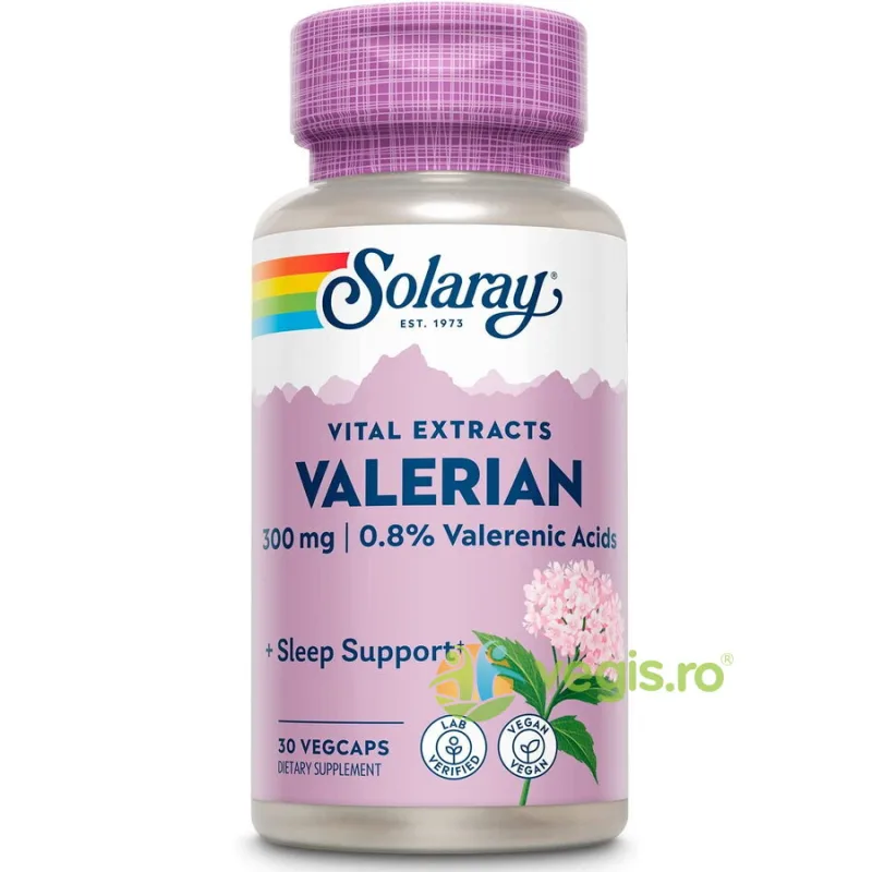 Valerian 30cps Secom, Solaray — preț și oferte