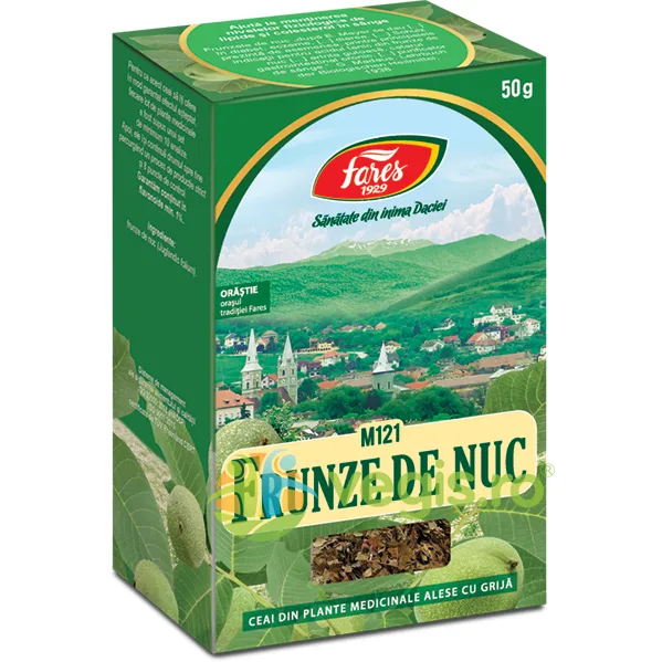 Ceai Frunze de Nuc (M121) 50g FARES — preț și oferte