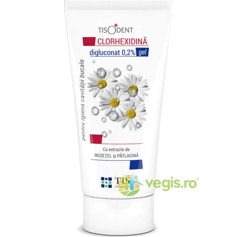 Tisodent - Gel Cu Clorhexidina 0,2% 50ml TIS FARMACEUTIC — preț și oferte