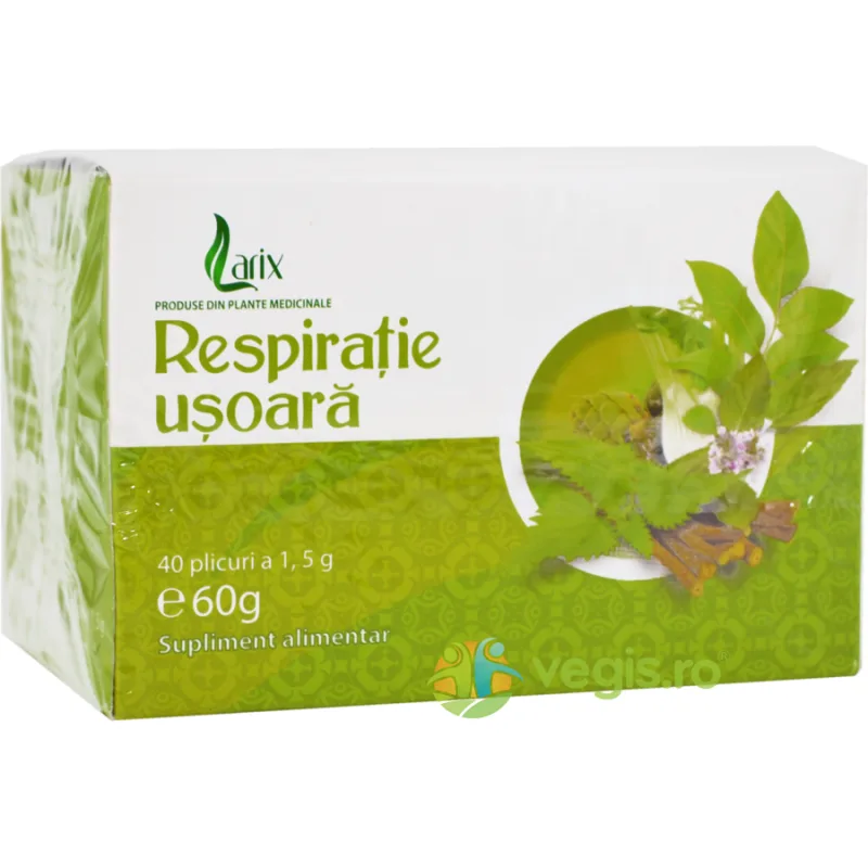 Ceai Respiratie Usoara 40dz Larix — preț și oferte