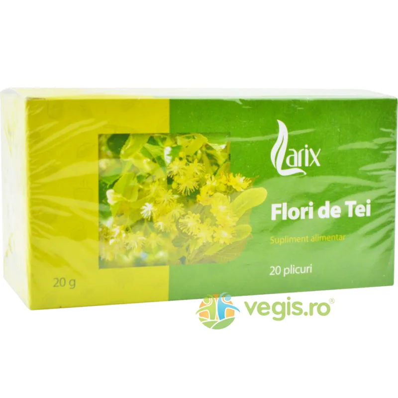 Ceai Flori de Tei 20dz Larix — preț și oferte