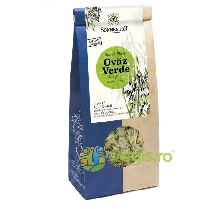 Ceai Ovaz Verde Ecologic/Bio 50g SONNENTOR — preț și oferte