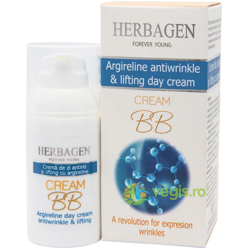 Crema de Zi Antirid si Lifting BB CREAM SPF15 cu Argireline Natural Beige 30g — preț și oferte