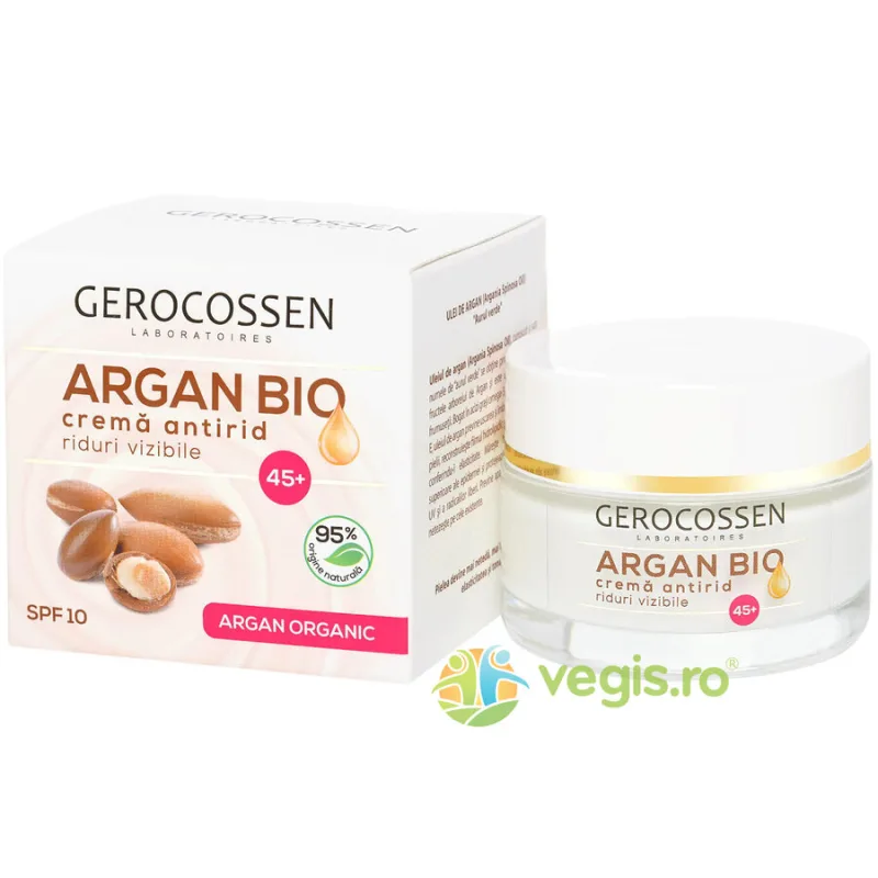 Crema Antirid Riduri Vizibile 45+ Argan Bio 50ml — preț și oferte