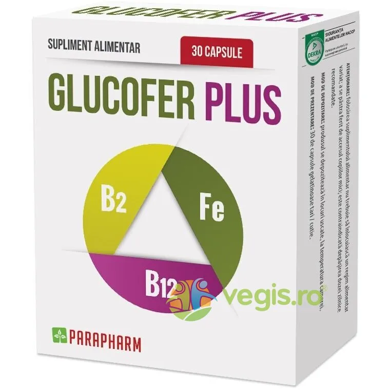 Glucofer Plus 30cps Quantum Parapharm — preț și oferte