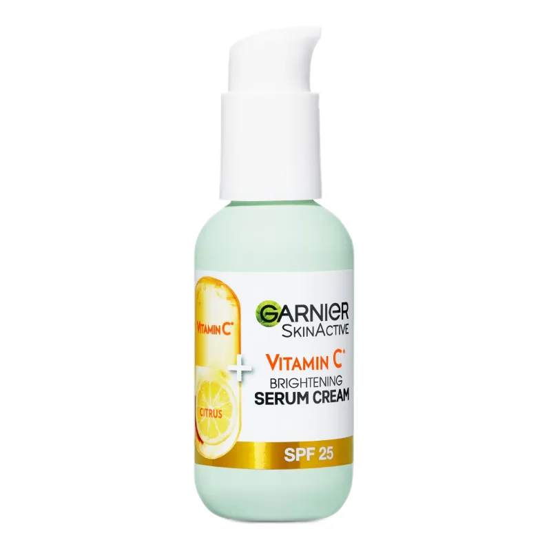 Serum crema Vitamina C cu efect de iluminare SPF25, 50 ml, Garnier — preț și oferte