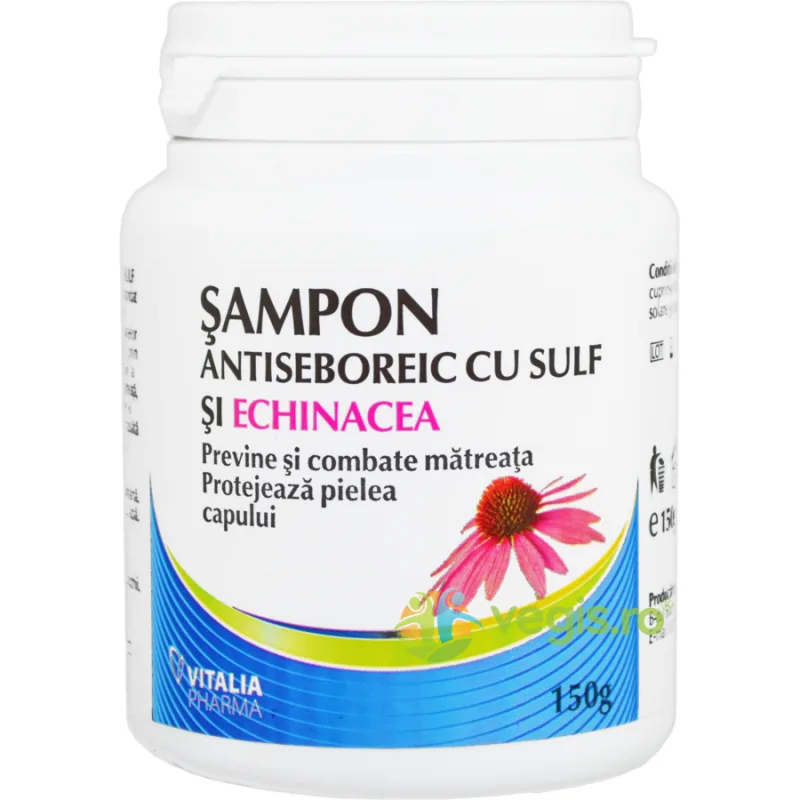 Sampon Antiseboreic cu Sulf si Echinaceea 150g VIVA PHARMA — preț și oferte