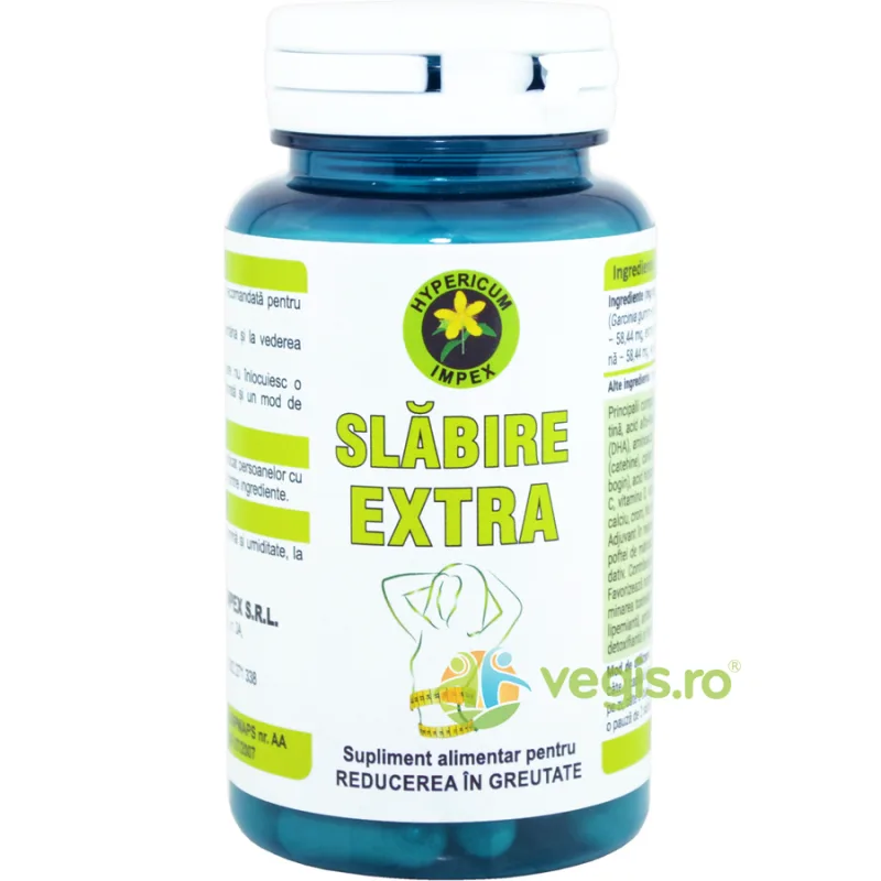 Slabire Extra 60cps Hypericum — preț și oferte
