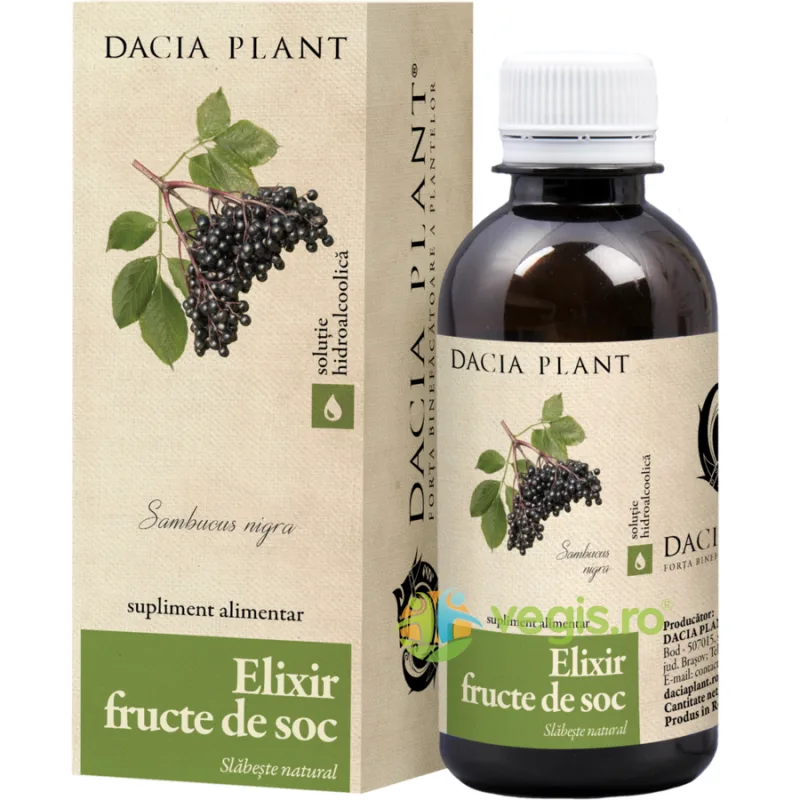 Elixir Fructe De Soc Remediu 200ml DACIA PLANT — preț și oferte