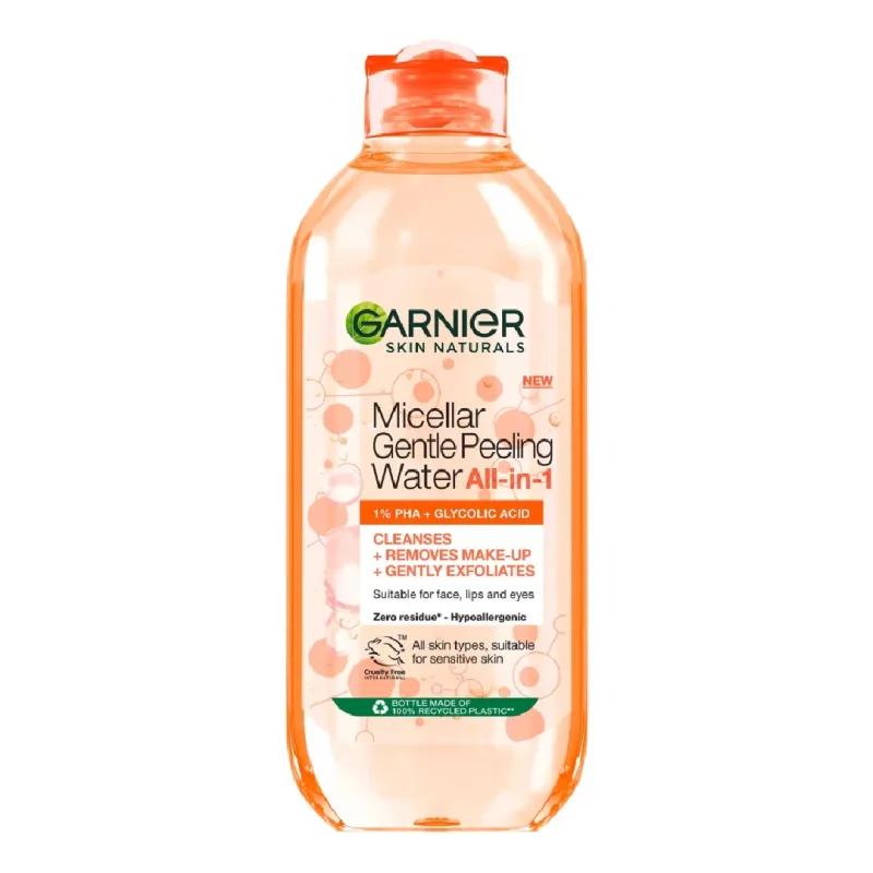 Apa micelara cu efect exfoliant delicat Skin Naturals, 400 ml, Garnier — preț și oferte