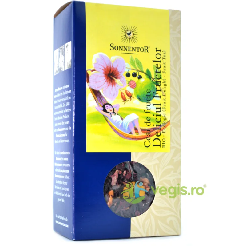 Ceai Deliciul Fructelor Ecologic/Bio 100g SONNENTOR — preț și oferte