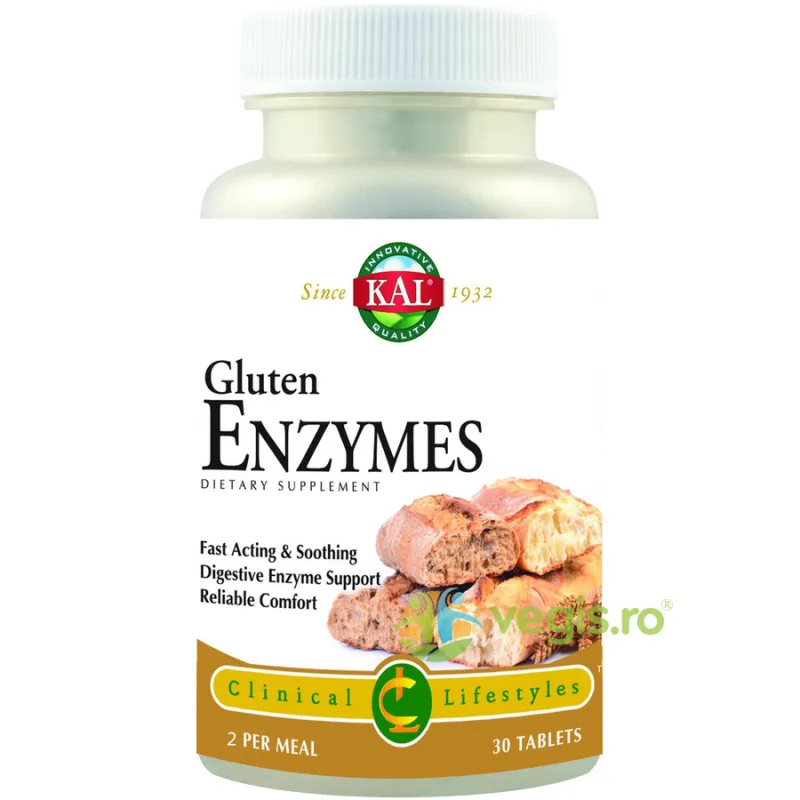 Gluten Enzymes 30cps Secom, Kal — preț și oferte