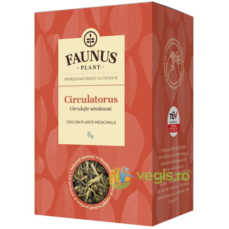 Ceai Circulatorus (Circulatie Sanatoasa) 90g FAUNUS PLANT — preț și oferte