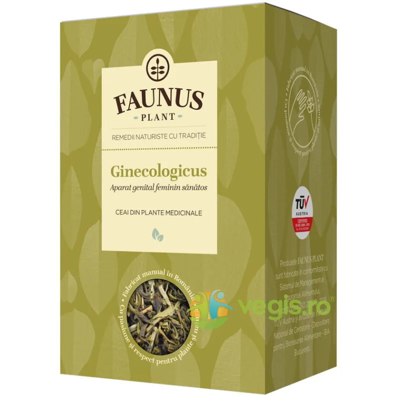 Ceai Ginecologicus (Sanatatea Aparatului Genital Feminin) 90g FAUNUS PLANT — preț și oferte