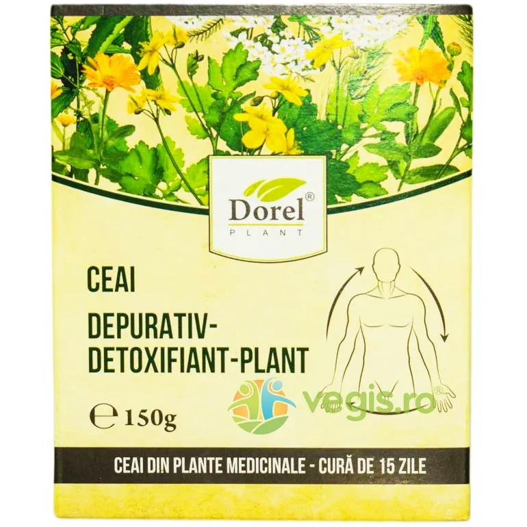 Ceai Depurativ Detoxifiant Plant 150g Dorel Plant — preț și oferte