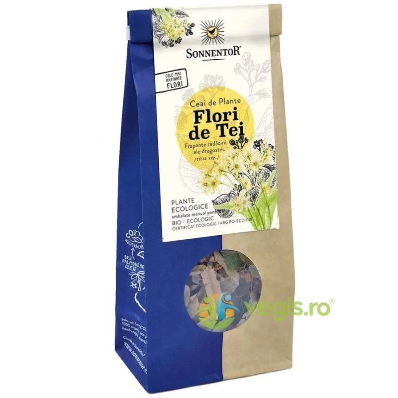 Ceai Flori de Tei Ecologic/Bio 35g SONNENTOR — preț și oferte