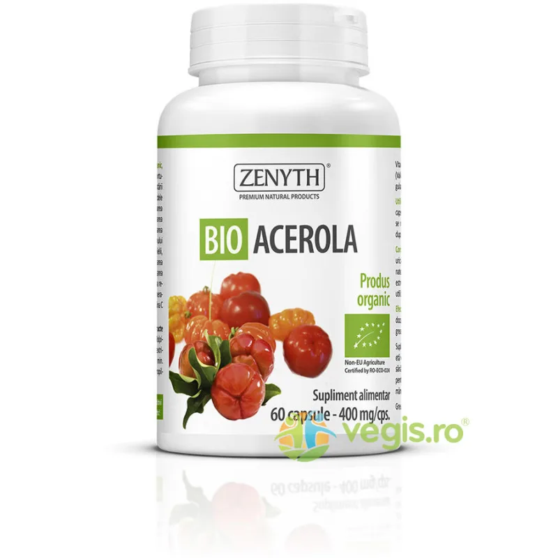 Acerola Ecologica/Bio 400mg 60cps Zenyth — preț și oferte