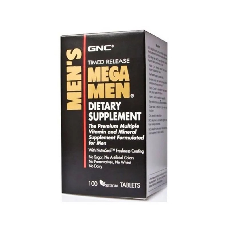 GNC Men's Mega Men, Complex de Multivitamine Pentru Barbati, 100 tb GENERAL NUTRITION CORPORATION — preț și oferte