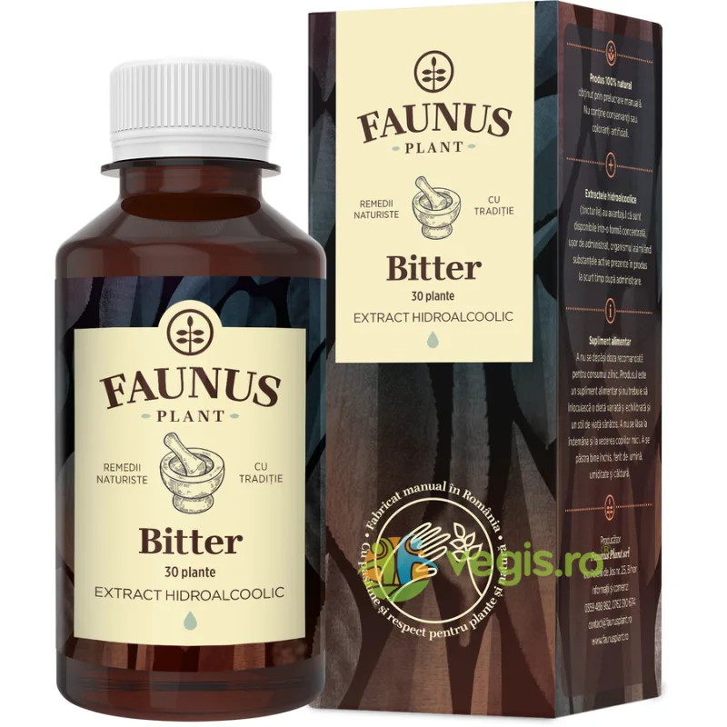 Tinctura Bitter 30 de Plante 200ml FAUNUS PLANT — preț și oferte