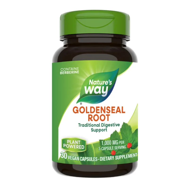 Goldenseal Root Nature's Way, 570 mg, 30 capsule, Secom NATURE'S WAY SUA — preț și oferte