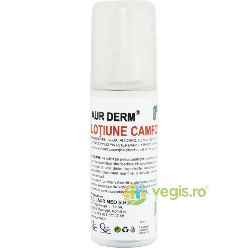 Lotiune Camforata Aur Derm 100ml LAURMED — preț și oferte