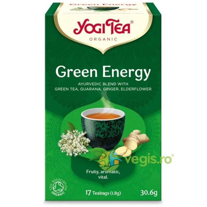 Ceai Green Energy Ecologic/Bio 17dz YOGI TEA — preț și oferte