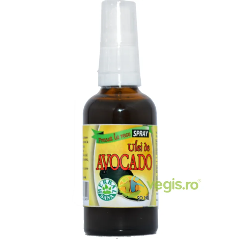 Ulei de Avocado Presat la Rece cu Pulverizator 50ml Herbavit — preț și oferte