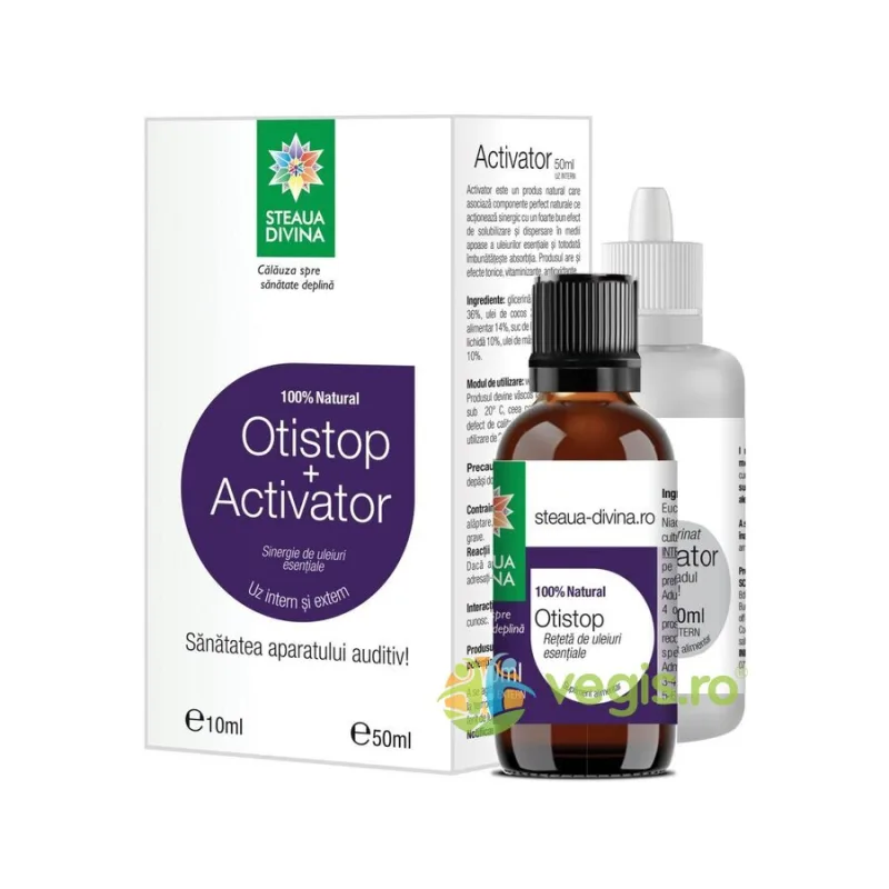 Otistop 10ml + Activator 50ml STEAUA&nbsp;DIVINA — preț și oferte