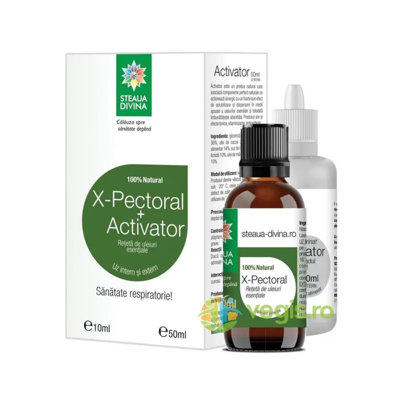 X-Pectoral 10ml + Activator 50ml STEAUA&nbsp;DIVINA — preț și oferte