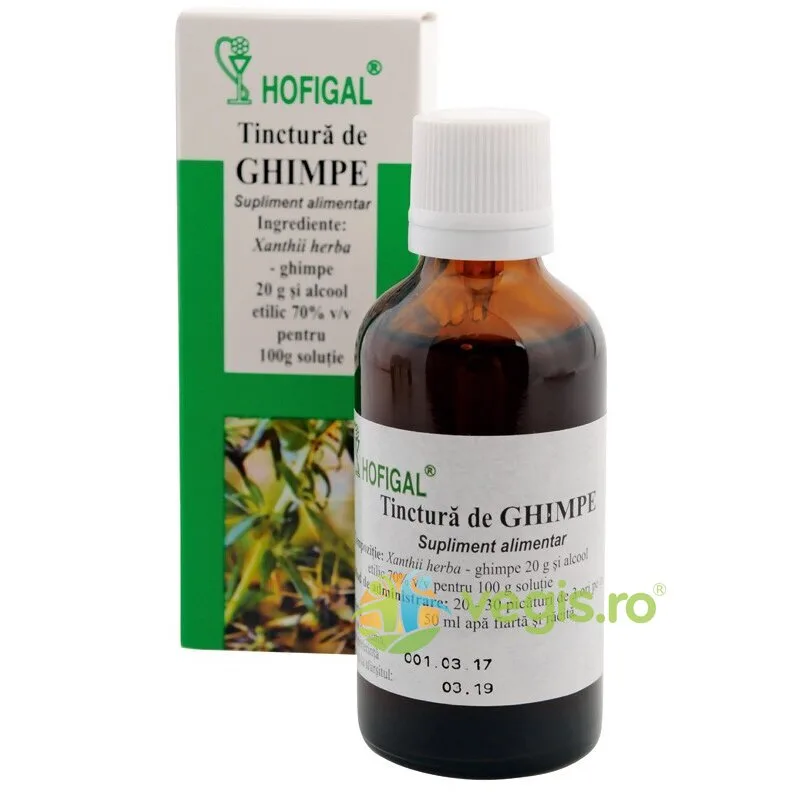 Tinctura de Ghimpe 50ml HOFIGAL — preț și oferte