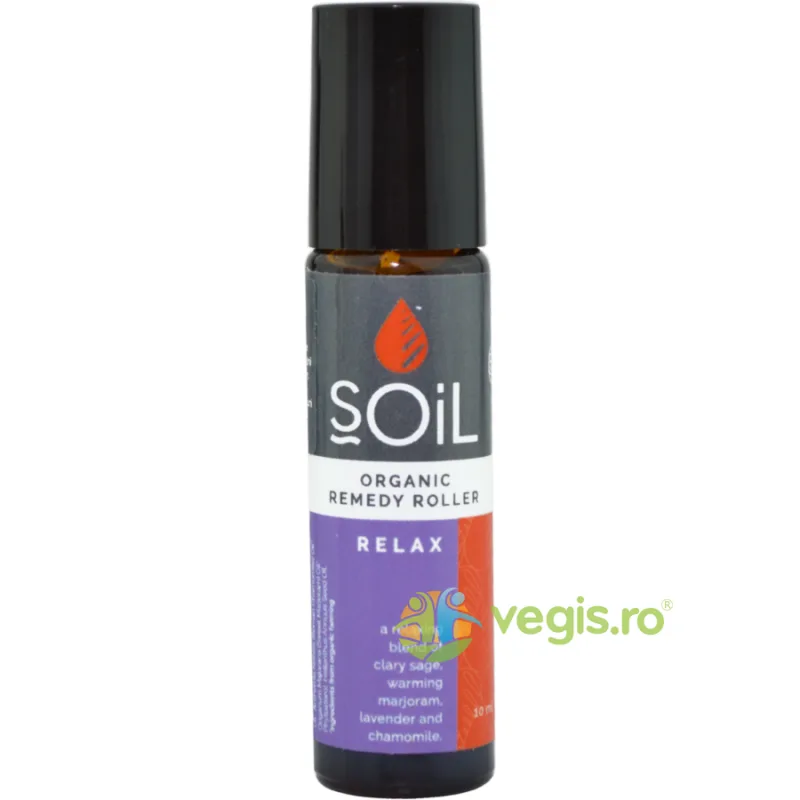 Roll-On Relax - Amestec Relaxant cu Uleiuri Esentiale Ecologice/Bio 10ml SOiL — preț și oferte