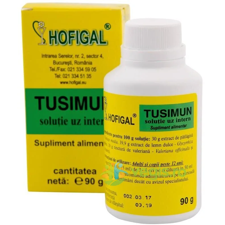 Tusimun 90ml HOFIGAL — preț și oferte
