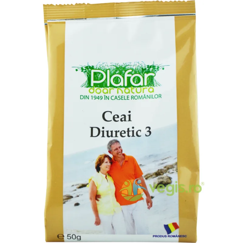 Ceai Diuretic Nr 3 50g PLAFAR — preț și oferte